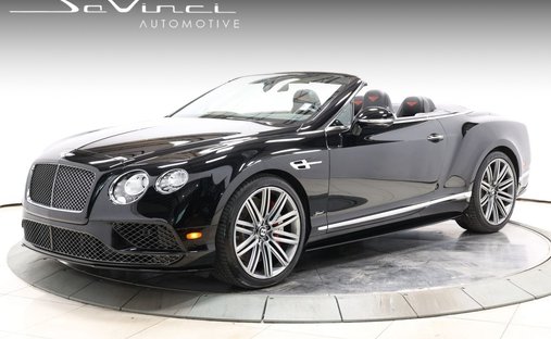 2016 Bentley Continental GT Speed Convertible 2D